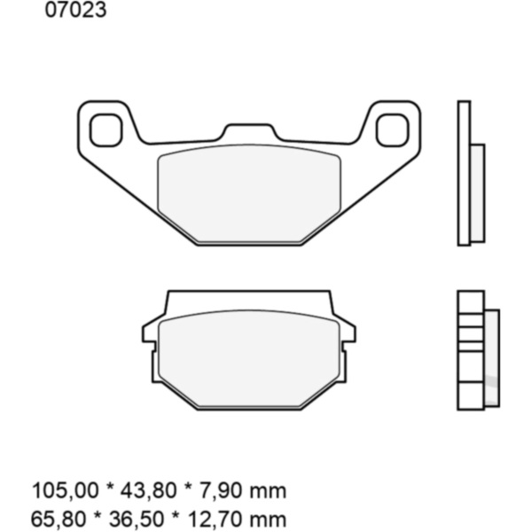BRAKE PADS CARBON CERAMIC SCOOTER CC BREMBO_1