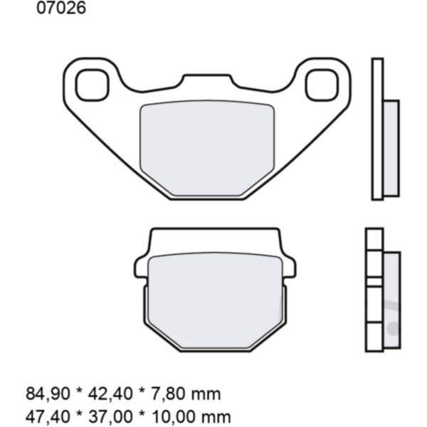 BRAKE PADS CARBON CERAMIC SCOOTER CC BREMBO_1