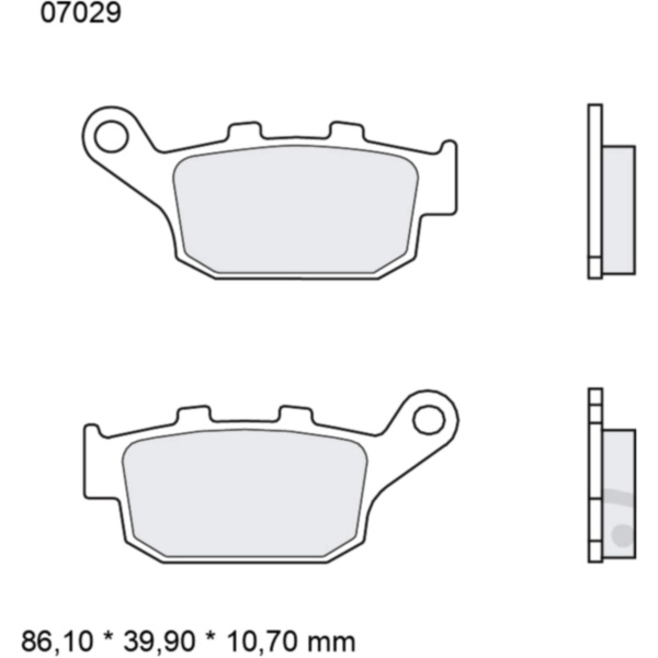 Bremsklotz CC Scooter Brembo Alternative: 7372360_1