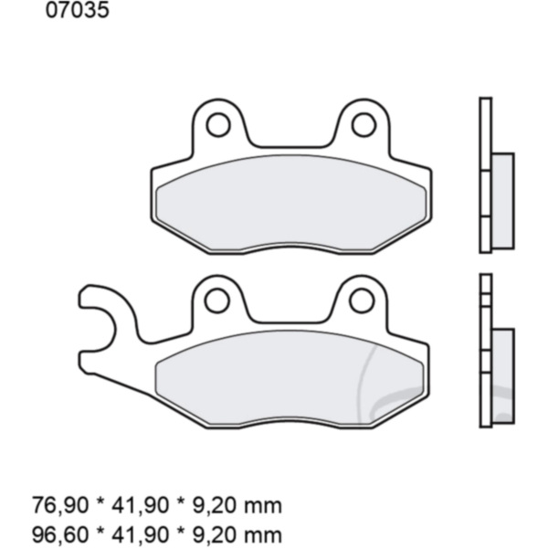 Bremsklotz CC Scooter Brembo Alternative: 7379159_1