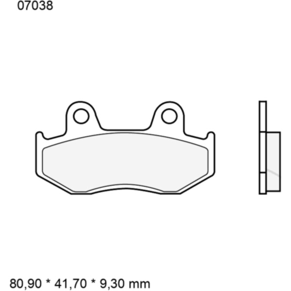 BRAKE PADS CARBON CERAMIC SCOOTER CC BREMBO_1