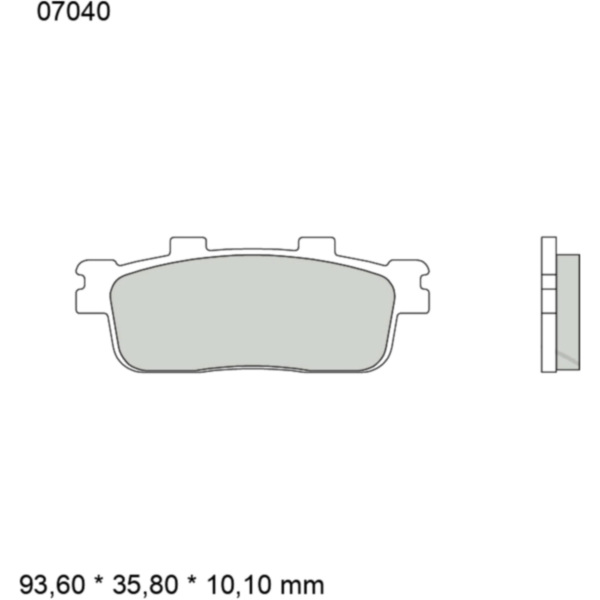 BRAKE PADS CARBON CERAMIC SCOOTER CC BREMBO_1