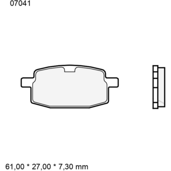 Bremsklotz CC Scooter Brembo Alternative: 7320179_1