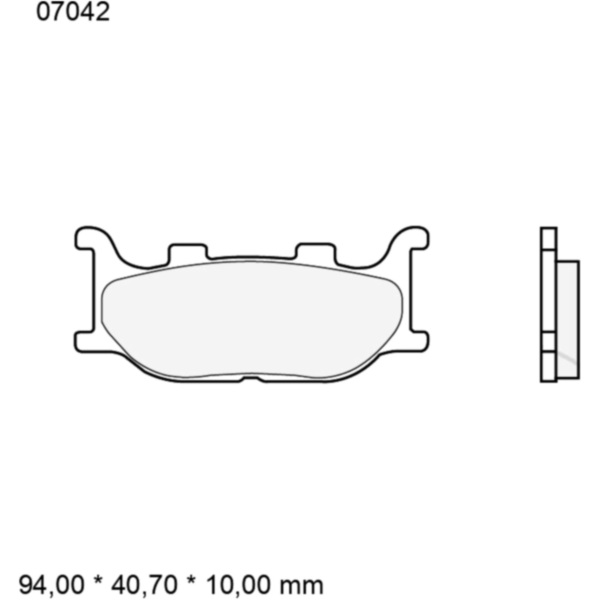 Bremsklotz CC Scooter Brembo Alternative: 7376650_1