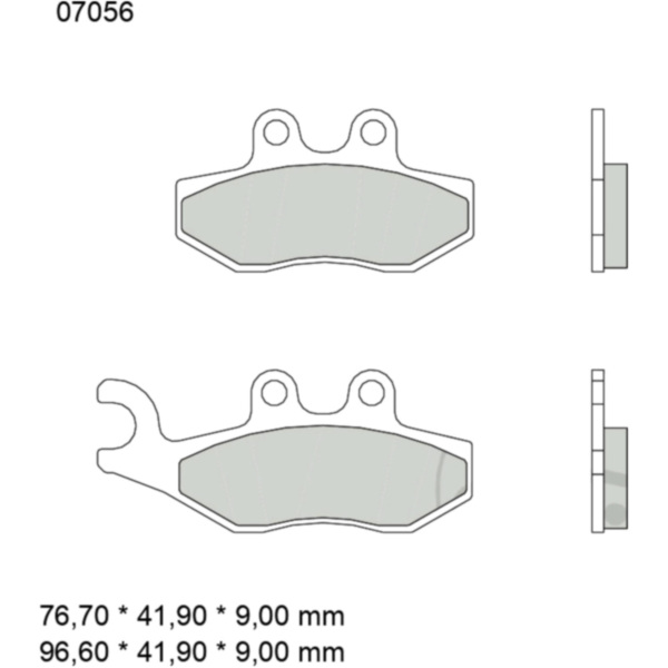 BRAKE PADS CARBON CERAMIC SCOOTER CC BREMBO_1