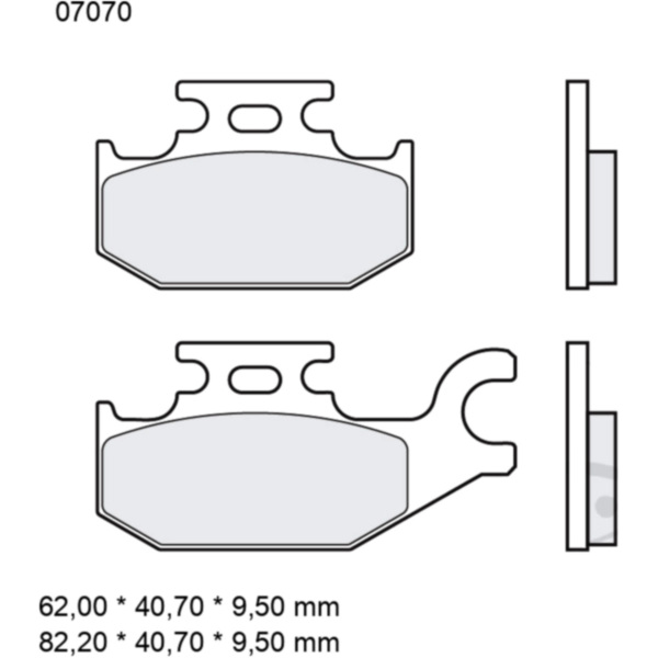 BRAKE PADS CARBON CERAMIC SCOOTER CC BREMBO_1