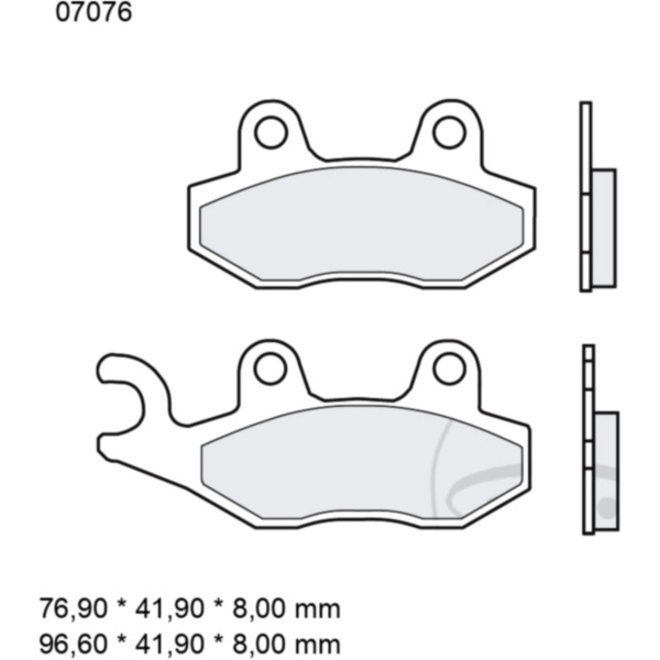 BRAKE PADS CARBON CERAMIC SCOOTER CC BREMBO_1