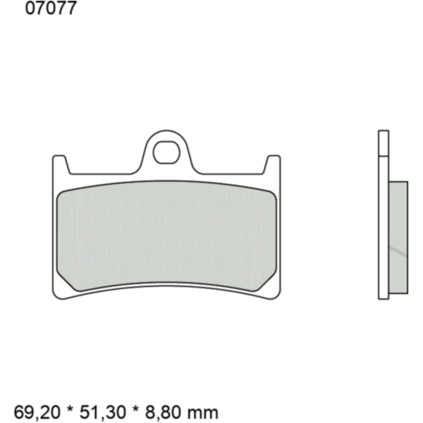 Bremsklotz CC Scooter Brembo Alternative: 7320450_1