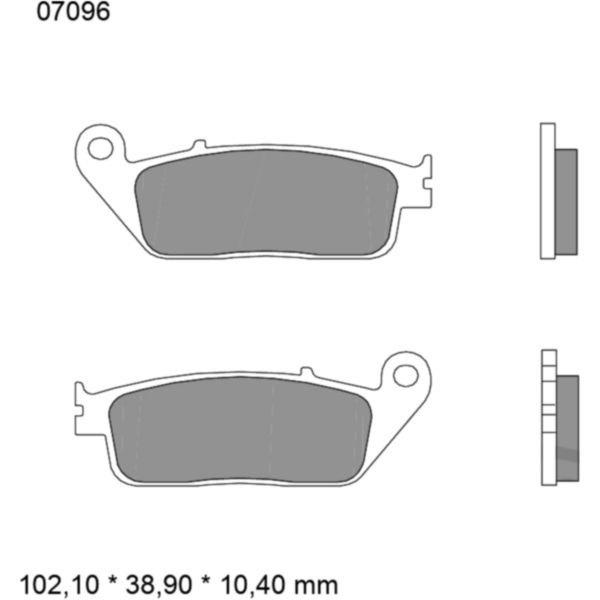 Bremsklotz CC Scooter Brembo Alternative: 7376478_1