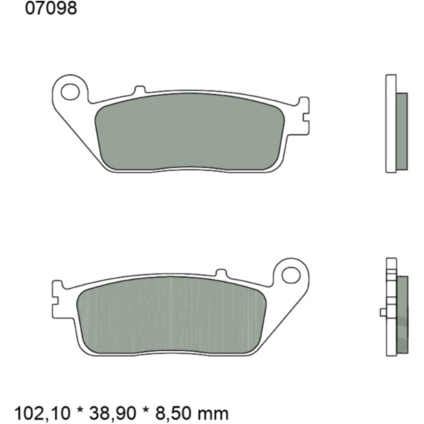 BRAKE PADS CARBON CERAMIC SCOOTER CC BREMBO_1