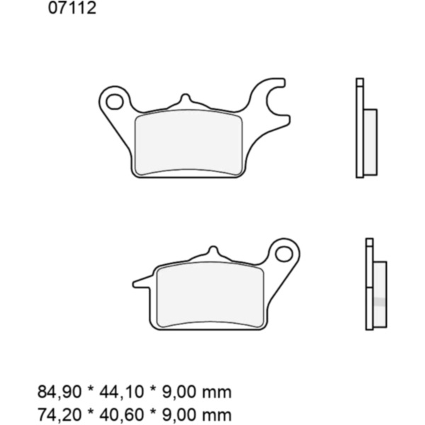 BRAKE PADS CARBON CERAMIC SCOOTER CC BREMBO_1