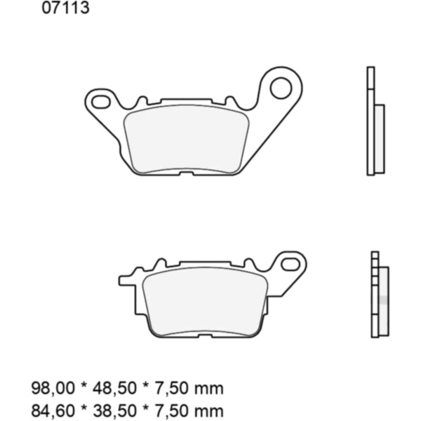 BRAKE PADS CARBON CERAMIC SCOOTER CC BREMBO_1