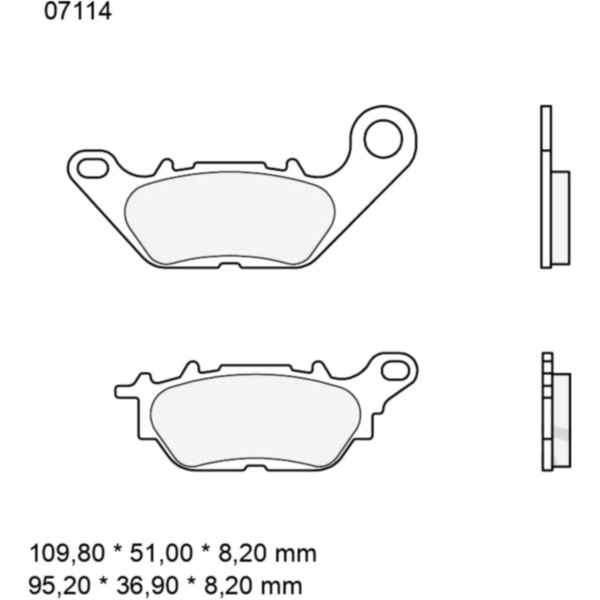 BRAKE PADS CARBON CERAMIC SCOOTER CC BREMBO_1