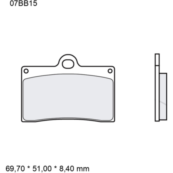 Bremsklotz Sinter LA Brembo Alternative: 7328586_1