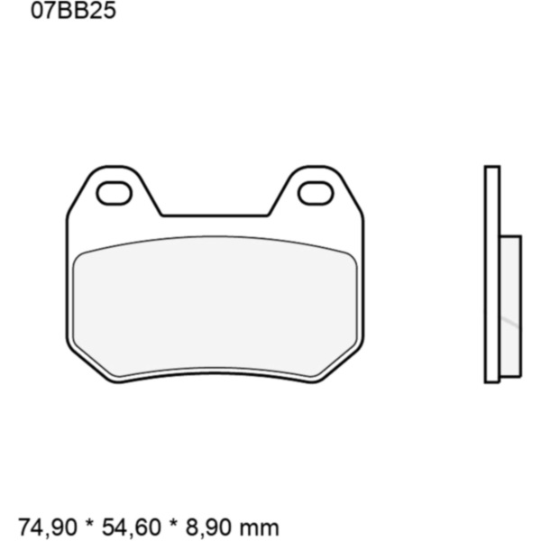 Bremsklotz Carbon Keramik Brembo Alternative: 7324064_1
