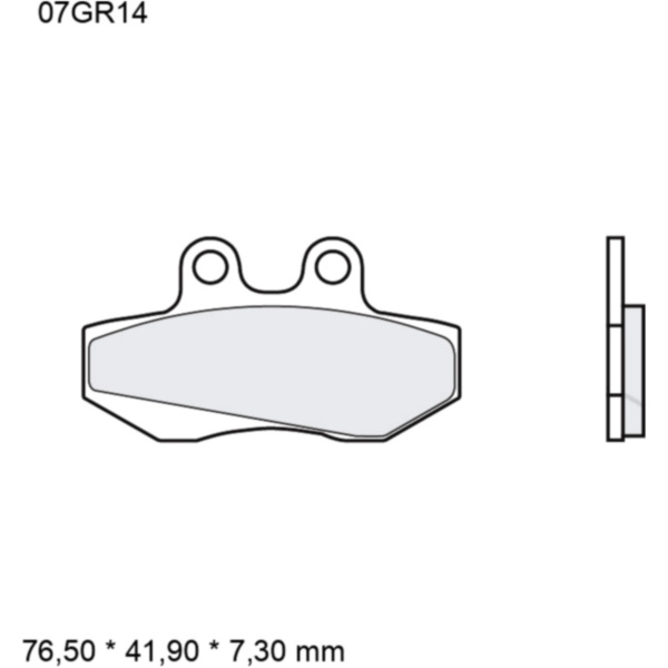 Bremsklotz Carbon Keramik Brembo Alternative: 7379423_1