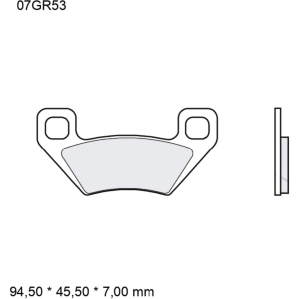 Bremsklotz Sinter SD Brembo Alternative: 7322100_1
