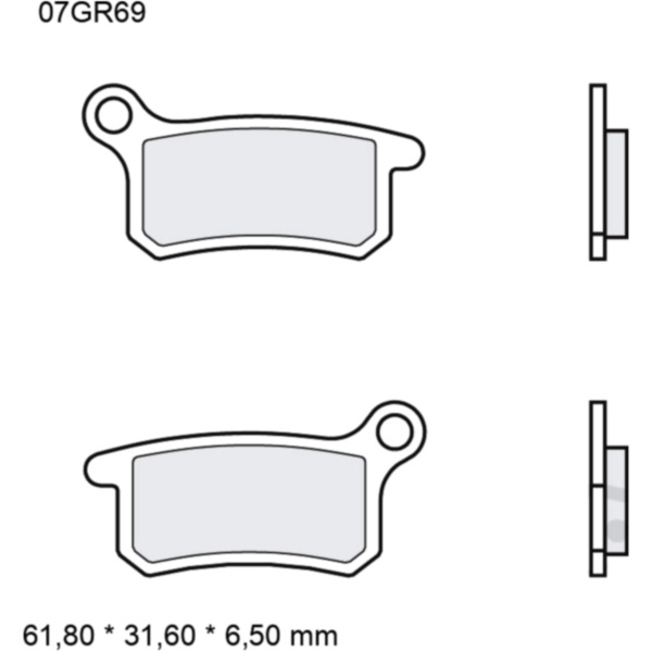 Bremsklotz Sinter SD Brembo Alternative: 7320658_1