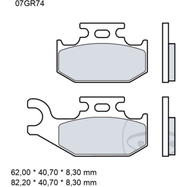 BRAKE PADS SINTERED OFF-ROAD SD BREMBO_1