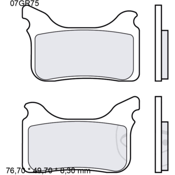 Bremsklotz Sinter vorne SA Brembo Alternative: 7320724_1
