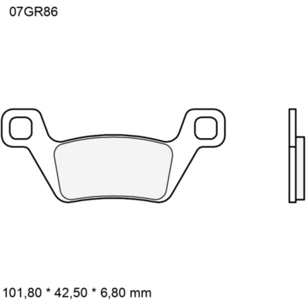 BRAKE PADS SINTERED OFF-ROAD SD BREMBO_1