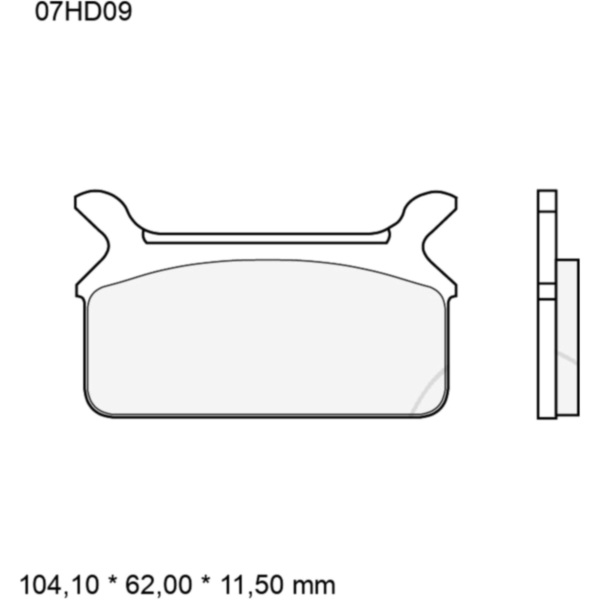 BRAKE PADS CARBON CERAMIC ROAD BREMBO_1
