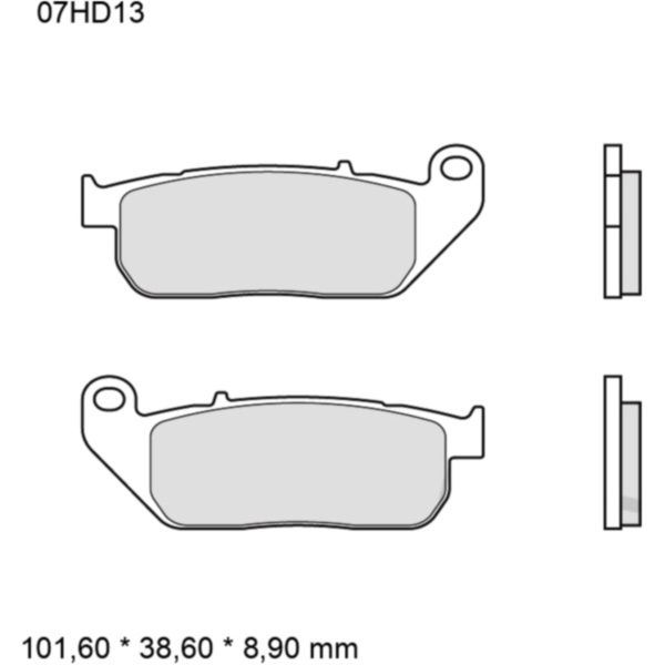 Bremsklotz Sinter vorne SA Brembo Alternative: 7323280_1
