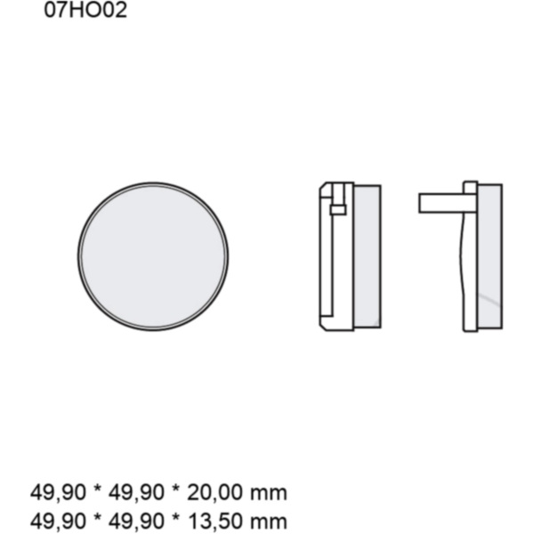 Bremsklotz Carbon Keramik Brembo Alternative: 7326101_1