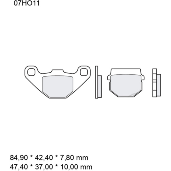 Bremsklotz Carbon Keramik Brembo Alternative: 7326853_1