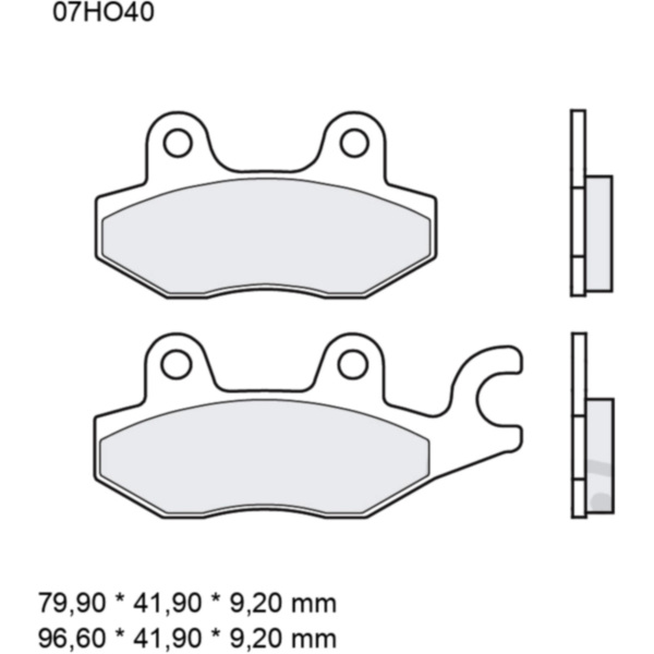 Bremsklotz Carbon Keramik Brembo Alternative: 7377658_1