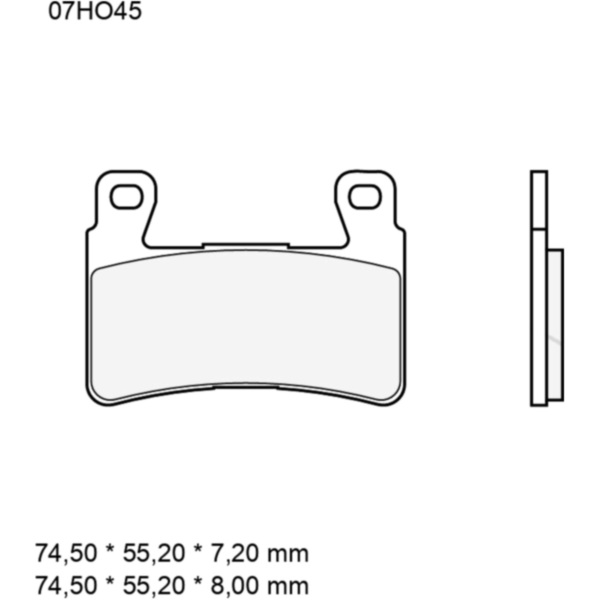 Bremsklotz Carbon Keramik RC Brembo Alternative: 7320004_1