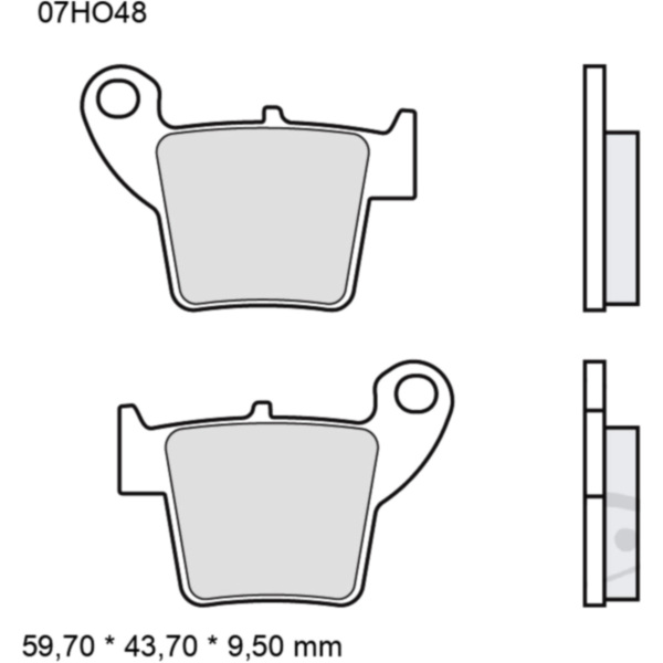 BRAKE PADS SINTERED OFF-ROAD SD BREMBO_1