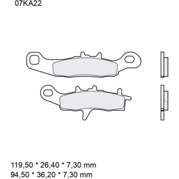 Bremsklotz Sinter SD Brembo Alternative: 7320583_1