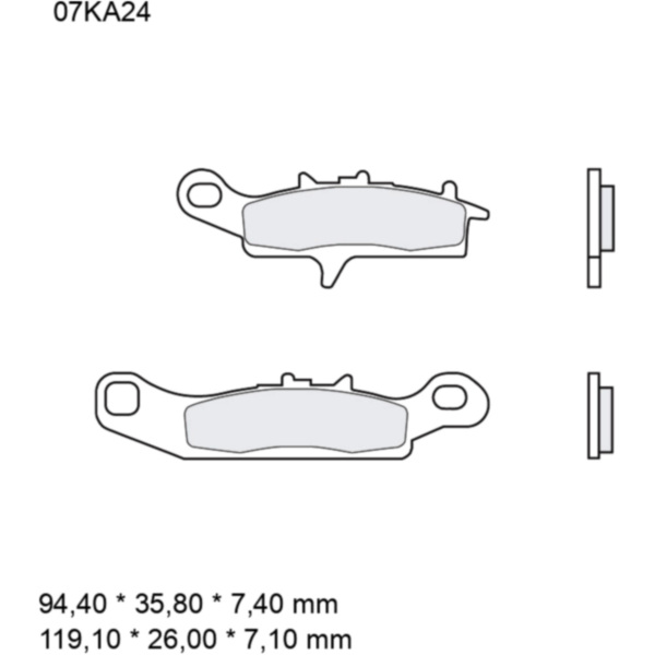Bremsklotz Sinter SD Brembo Alternative: 7325731_1