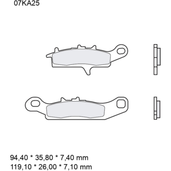 BRAKE PADS SINTERED OFF-ROAD SD BREMBO_1