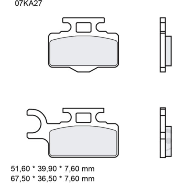 Bremsklotz Sinter SD Brembo Alternative: 7325582_1