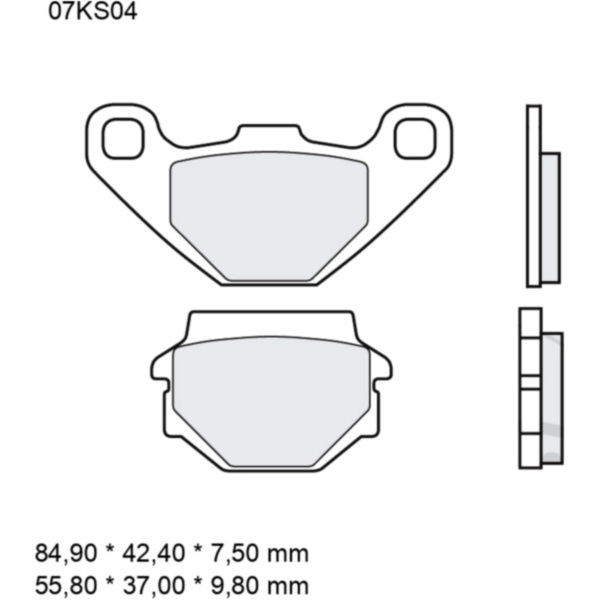 Bremsklotz Sinter SD Brembo Alternative: 7376973_1