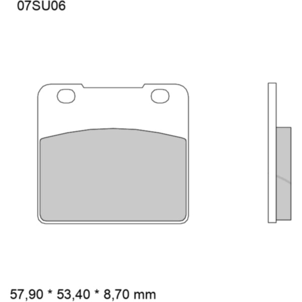 BRAKE PADS SINTERED ROAD FRONT SA BREMBO_1