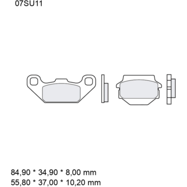 Bremsklotz Sinter SD Brembo Alternative: 7376601_1