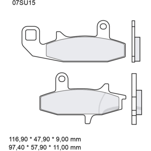 Bremsklotz Sinter vorne SA Brembo Alternative: 7321185_1