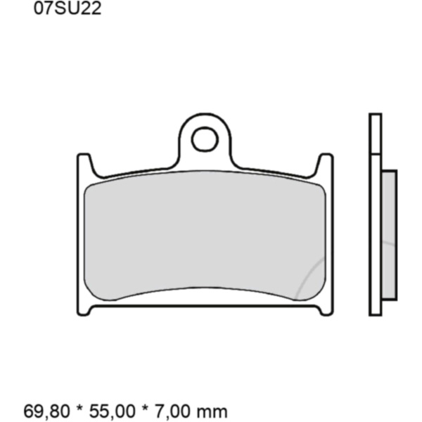 Bremsklotz Sinter vorne SA Brembo Alternative: 7328651_1