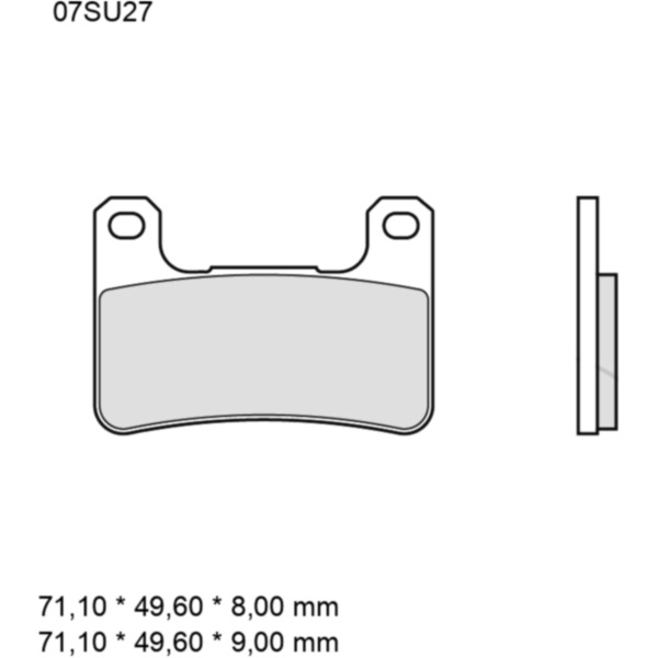 Bremsklotz Sinter LA Brembo Alternative: 7320476_1
