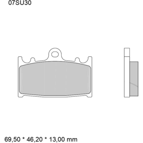 BRAKE PADS SINTERED ROAD REAR SP BREMBO_1
