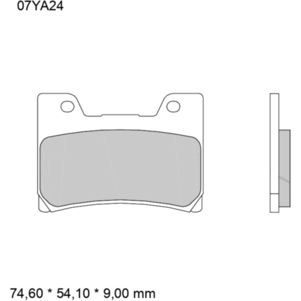 Bremsklotz Sinter vorne SA Brembo Alternative: 7328685_1