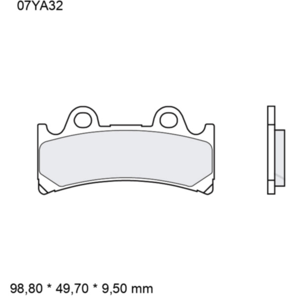 Bremsklotz Sinter vorne SA Brembo Alternative: 7328826_1