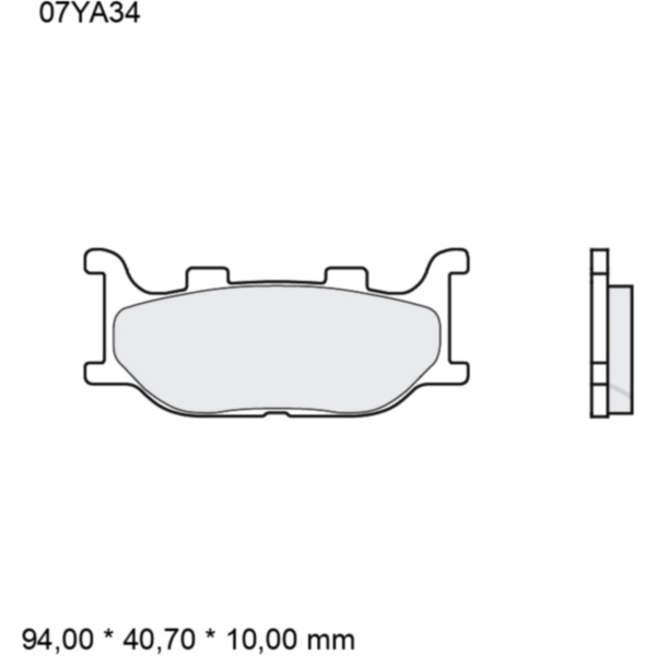 Bremsklotz Sinter LA Brembo Alternative: 7329162_1
