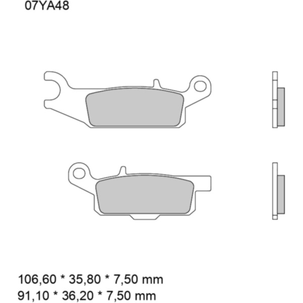Bremsklotz Sinter SD Brembo Alternative: 7321235_1