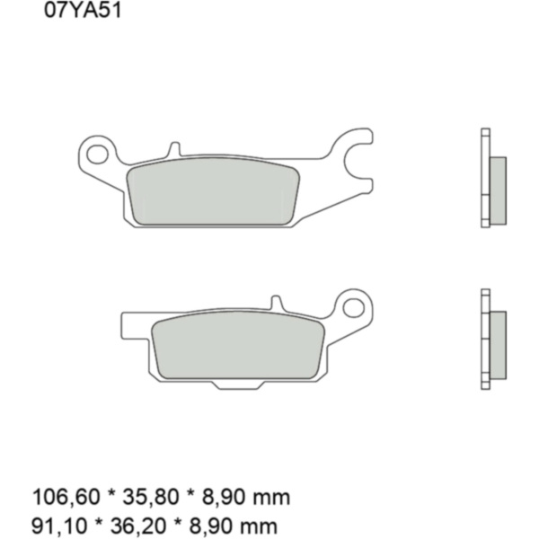 Bremsklotz Sinter SD Brembo Alternative: 7321243_1