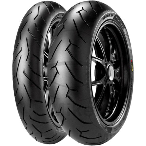 120/70ZR17 (58W) FR Reifen Pirelli Diablo Rosso 2 K passend für Ducati GT  1000 C103AA 2008, 92 PS, 68 kw