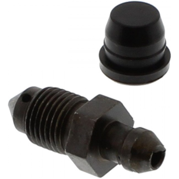 Bleeder Screw JMP M10X1 MM black fitting for Cagiva Raptor  125 N301AB 2007, 15 PS, 11 kw